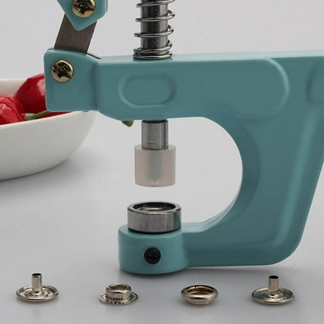 312pcs Snap Button Kit Metal supplies dot Snaps Studs w/ Pliers Press Tool for Sewing pink