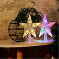 thumbnail image 2 of ROBOT-GXG Color Changing LED Light Up Star Christmas Tree Topper Xmas Decoration Multi Color LED Light, 2 of 10