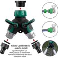 thumbnail image 4 of 2 Way Hose Splitter, Garden 2 Way Hose Connector Water Taps 2 Way Distributor With Adjustable & Lockable Handle3/4, 4 of 4