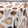 thumbnail image 4 of Ice Cream Dog Crate Cover, Print of Repetitive Cones with Cold Creamy Dessert Summer Snacks, Easy to Use Pet Kennel Cover for Medium Large Dogs, 35" x 23" x 27", Multicolor, by Ambesonne, 4 of 6