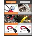 thumbnail image 4 of Tevlaphee Steering Wheel Lock Seat Belt Lock Universal Anti Theft Car Device Car Lock Car Theft Prevention with 3 Keys for Car Security Fit Most Vehicles Truck SUV Van(Red), 4 of 7