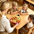 thumbnail image 4 of 10-Pack Pencil Shaped Paper Plates - Back to School Party Supplies, Cute School-Themed Disposable Trays for Classroom, Picnic & First Day Celebrations, 4 of 5