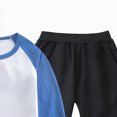 thumbnail image 4 of NOLDARES Toddler Baby Boy Fall Winter Clothes 2 Piece Embroidered Long Sleeve Sweatshirt Elastic Pants Newborn Infant Boy Outfits Clothing(R,11-12 Y), 4 of 4