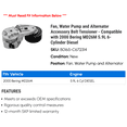 thumbnail image 2 of Fan, Water Pump and Alternator Accessory Belt Tensioner - Compatible with 2000 Bering MD26M 5.9L 6-Cylinder Diesel, 2 of 2
