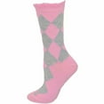 thumbnail image 4 of Sierra Socks Chaussettes Étincelantes en Coton Lurex Argyle pour Femmes à Coupe Ras du Cou, 4 of 5