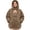 Coffee #055, variant on Pet Carrier Hoodie Long Sleeve Pullover Sweatshirt Oversized Cozy Sherpa Fleece Hoodie With Cat Dog Holding Pouch Kangaroo Pocket Drawstring Hooded Top for Pet Lovers Fall Winter Loungewear 2XL