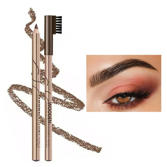 Beauos Special Offer Brow Pencil Brow Brush Waterproof and Sweatproof Eyeliner Eyebrow Pencil Natural Smooth and Not Easy to Decolorize, Eyebrow Pencil Discounted, 1X Eyebrow Pencil, Eyebrow Pencil