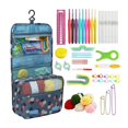 thumbnail image 1 of Crochet Hook Set Knitting Tool Set With Ergonomic Soft Handle  Crochet Tool With Storage Bag, 1 of 6