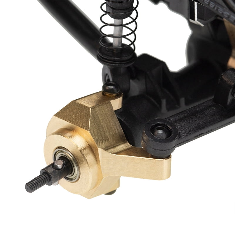 2PCS Brass Axial Steering Knuckle Set for RC Car Upgrade Parts