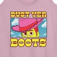thumbnail image 3 of Toy Story 4 - Woody Dust Yer Boots - Women's Racerback Tank Top, 3 of 5