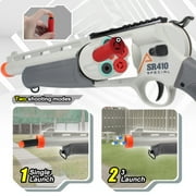 Foam Dart Blaster 2 in 1 EVA Foam Blaster with 60 foam dart for Ages 14+ 27.5 inch