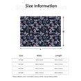 thumbnail image 5 of Rateoe Love Butterflies Pattern Flannel Throw Blanket, Ultra-soft Blanket for Bed, Couch, Car, Hypoallergenic Anti-pilling blanket-40"x30"(Horizontal), 5 of 6