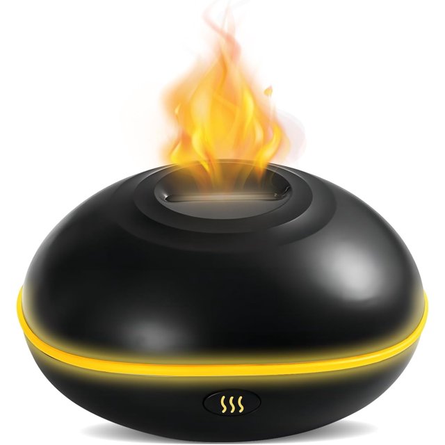 Humidificador de aire con difusor de aceite esencial de 135 * 80 mm con lámpara LED de 7 colores Difusor de aroma ultrasónico Fragancia para el hogar 200 ml Apagado automático sin agua para oficina