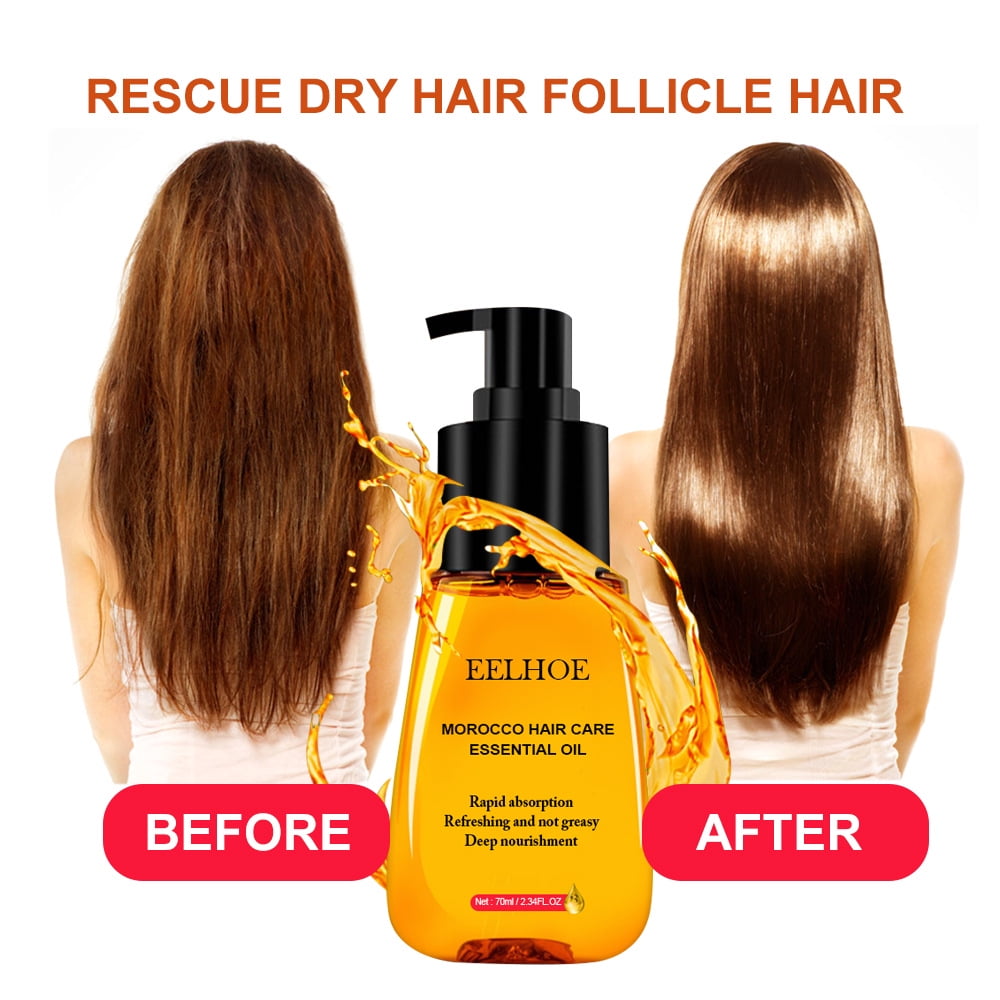 Anti-frizz Hair Serum, Reduce Dry Hair Rapid Absorption Deep Nourish 70ml -  