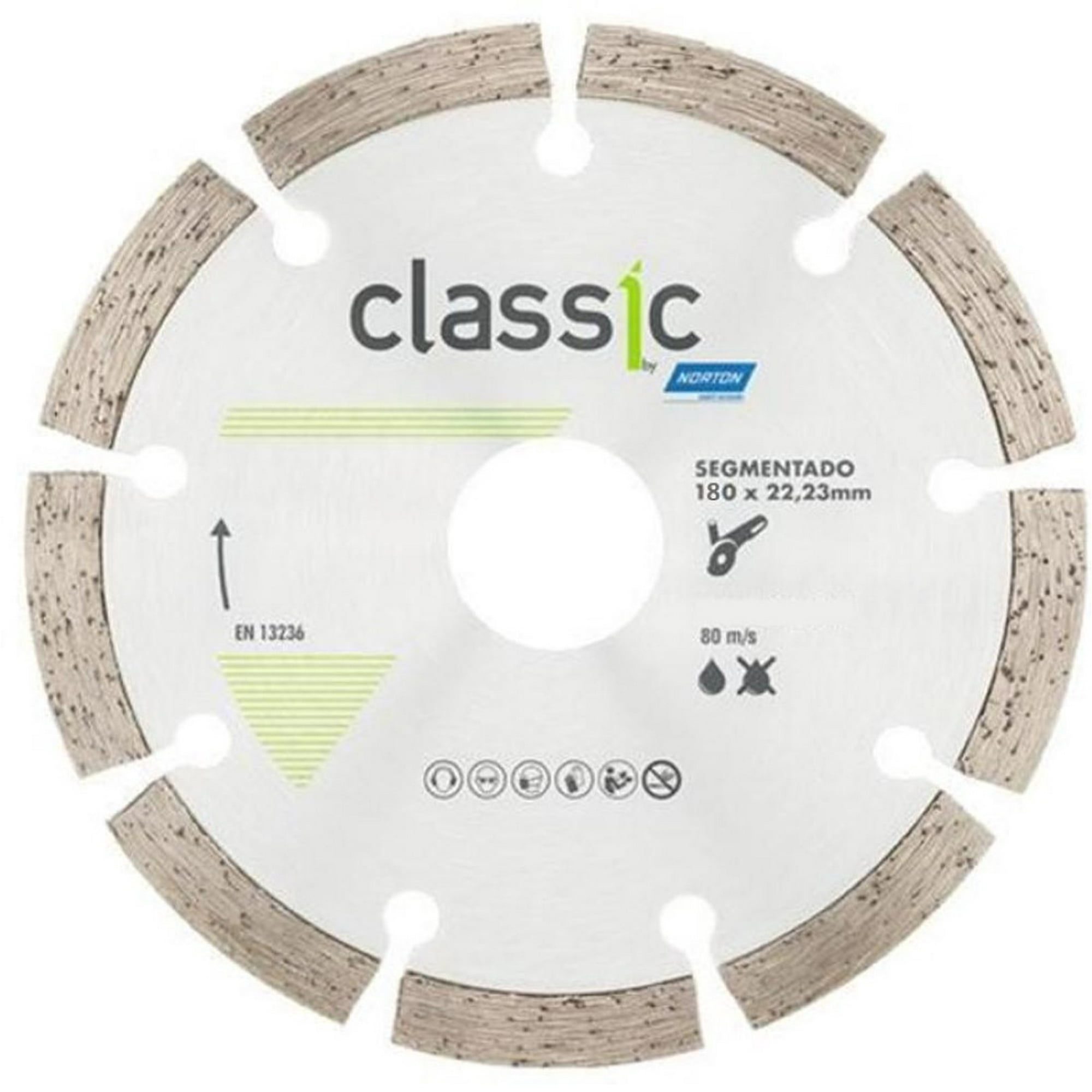 Disco Diamantado Classic Segmentado 7" / 180X22.23Mm