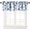 Ocean Beach-1, variant on JESTRONRY Ocean Starfish Window Valances with Rod Pocket, Ocean Beach Theme Curtain Valances for Kitchen Bedroom Living Room Dining Room Decor