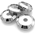 thumbnail image 3 of jfqm 4pcs 64MM Fit for Car Wheel Center Cap Rim Hub Cap Dustproof Cover Auto Vehicle Hubcap Car Accessories (Color : Silver), 3 of 4