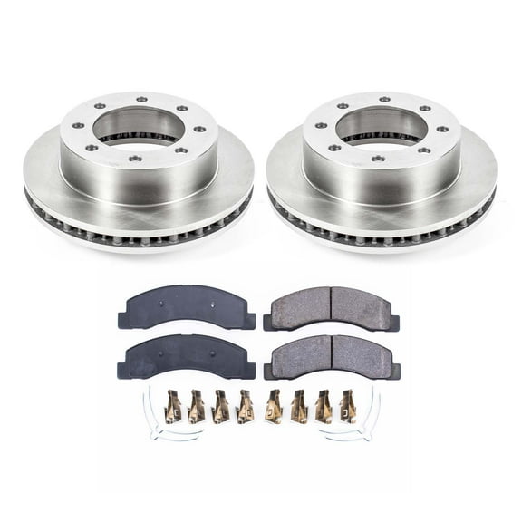 Ultimate Brakes Front Ceramic Brake Pad and Rotor Kit with Hardware WM80659