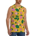 thumbnail image 2 of Daiia Strawberry Printed Men's Tank Tops,Casual Soft Sleeveless Gym Muscle Shirts Bodybuilding Tee-Medium, 2 of 8