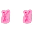 thumbnail image 1 of Molde de silicona de dibujos animados Moyic Rosa Tipo 1 2Conjunto, 1 of 6