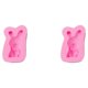 thumbnail image 4 of Billuyoard Molde de silicona de dibujos animados para cocina de Hotel, molde para pastel de Chocolate, herramienta de decoración Rosa Tipo 1 2piezas, 4 of 6