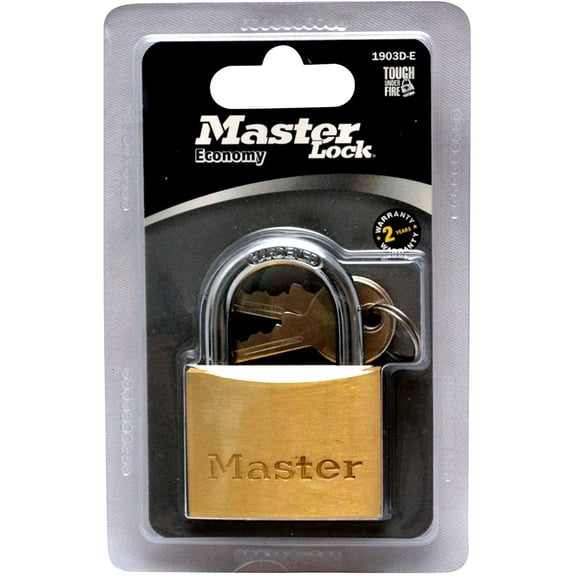 Master Lock Brass Padlock - Gold Finish, Locksmith - 4