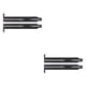 thumbnail image 4 of Toystoory Muñequera Optimal Fitness Correa acolchada Banda de soporte para la mano Alivio Resistente al sudor Muñequera protectora profesional Gris 2piezas, 4 of 6