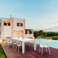 thumbnail image 2 of Mila Extendable Outdoor Dining Set 11 piece White, 2 of 4