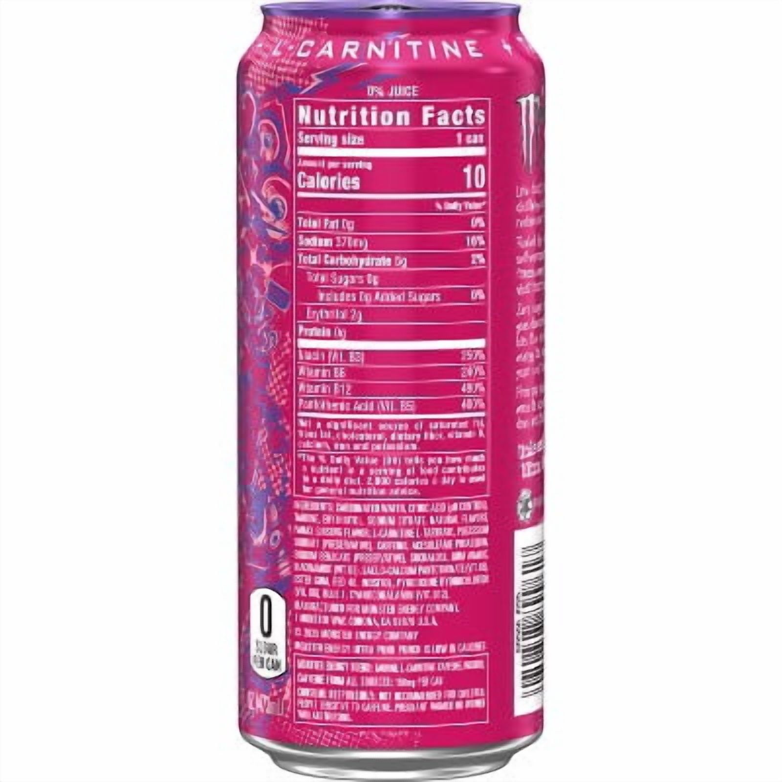 Monster Energy Ultra Punk Punch Energy Drink -16 fl oz Can