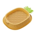 thumbnail image 2 of Macetero de hierba para gatos Yinane bandeja para plantar hierba hidropónico Amarillo, 2 of 8