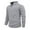 Gray, variant on Knit Sweater Men, Solid Color Stand Collar Half Zip Tight-Fit Long Sleeve Casual Top
