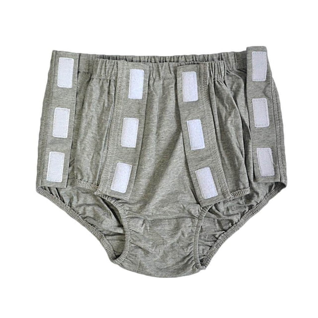 Langgg Femmes Adultes sous-Vêtements d'Incontinence Réutilisables Incontinence Culotte d'Incontinence Couche de Protection sous-Vêtement d'Incontinence Gris TTG