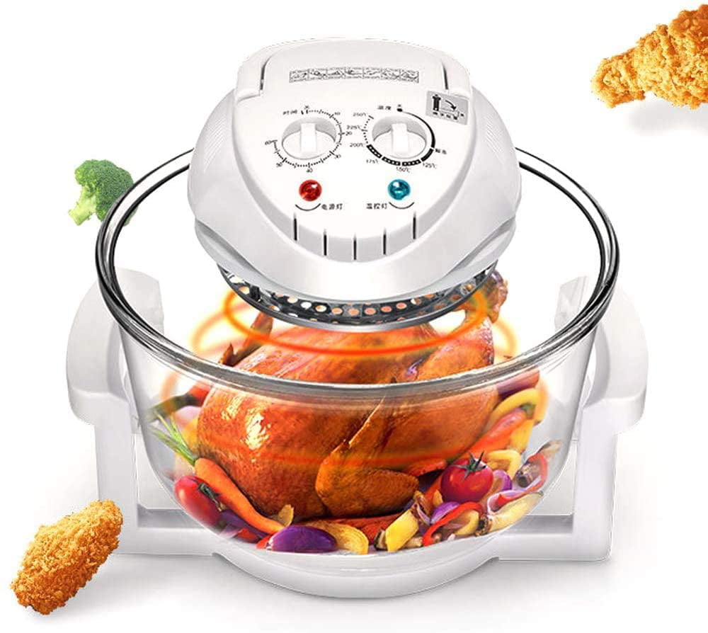Infrared Halogen Convection Oven 12 Quart 1300W Air Fryer Oven Healthy Meals Great For Chicken French Fries Chips Infrared Convection Cooker 