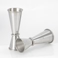 thumbnail image 3 of 2 Pack Double Cocktail Jigger Japanese Style Stainless Steel Bar Measuring Jigger 1 & 2 Oz With 2 Etching Measurements(oz&ml) Bar Tool Shot Jigger For, 3 of 3