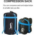 thumbnail image 6 of Cotton Flannel Sleeping Bags Attach Pillow, 4 Season Warm & Cold Weather Envelope Compression Sack, Lightweight & Portable Sleeping Bag for Outdoor Camping, Hiking, Traveling : Sports & Outdoors, 6 of 7