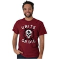 thumbnail image 5 of Unite or Die Defend Freedom Patriotic Men's Graphic T Shirt Tees Brisco Brands 4X, 5 of 6