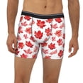thumbnail image 2 of Easygdp Realistic Maple Leaf Men's Boxer Briefs Men’s Underwear Boxer Briefs for Men, 2 of 7