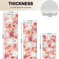 thumbnail image 4 of Pink Bichon Frise and Flower Kitchen Rugs Sets Of 3,Kitchen Runner Rugs Non Skid Washable,Decorative Kitchen Floor Mats for Kitchen,Sink,Laundry,17"x30"+ 17"x47" + 17"x59", 4 of 6