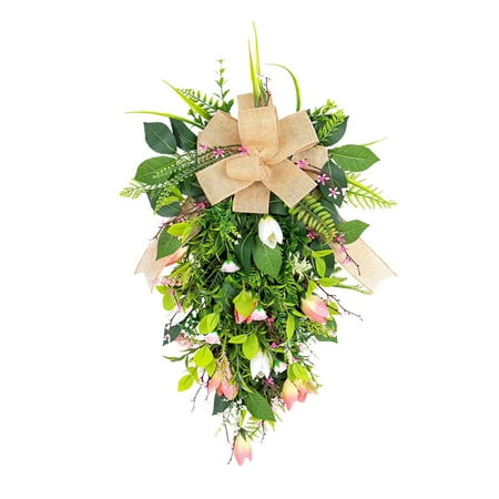 

Summer Upside Down Tree Garland Flowers Wedding Scene Arrangement Window Decorations Customized Ornament Picture Our First Baby Together Curtain Beads for Windows Holly Berries Garland Pearl String