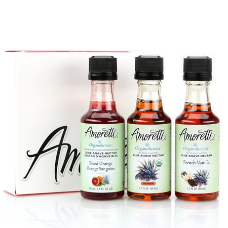 Amoretti Organolicious Premium Agave Nectar 3 Pack (50
