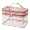 thumbnail image 5 of Transparent Cosmetic Bag Portable Makeup Organizer Versatile Travel Organizer Waterproof Toiletry Bag with Dry/wet Separation, 5 of 5