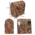 thumbnail image 4 of Colorful Stand Mixer Cover, Pattern with Floral Elements Vibrant Colored Petals and Leaves in Hand Drawn Style, Kitchen Appliance Organizer Bag Cover with Pockets, 5 Quarts, Multicolor, by Ambesonne, 4 of 4