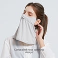 thumbnail image 4 of Máscara de protección solar para conducir en verano, chal protector para el cuello, sombrilla, protección UV, a prueba de polvo, transpirable, máscara de seda helada, 4 of 4