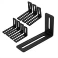 thumbnail image 6 of 4 inch Adjustable Angle Bracket,8 PCS Heavy Duty L Brackets for Wood,L-Shape Corner Brace with Slot,Right, 6 of 7