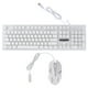 thumbnail image 1 of 1 juego de teclado táctil mecánico con cable, ratón, ratón luminoso USB, juego de teclado, 1 of 7