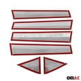 thumbnail image 3 of OMAC Window Pillar Posts Door Trim Cover for Ford EcoSport 2018-22 Stainless Steel 6x, 3 of 6