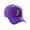 Purple, variant on Daxton Structured Baseball Hat Cap Curved Visor Old English Font Purple Hat Gold T