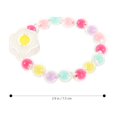 thumbnail image 6 of Kesenlong toddler bracelets 6Pcs Plastic Bracelet Kids Bracelets Toddler Beaded Bracelet Kids Jewelry Elastic Bracelets, 6 of 9