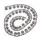thumbnail image 2 of Flor de de Imitación Frontera Cinta de de Imitación Cinta Decorativa de Imitación Ropa Decoración de , 1 Gloria Adorno de cinta de diamantes de imitación de cristal, 2 of 6