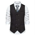 thumbnail image 2 of Mens Suit Vest Qiggri Men's Casual Business Vests Lightweight Waistcoat Slim Fit Suit Vest Work Vest For Men, 2 of 8